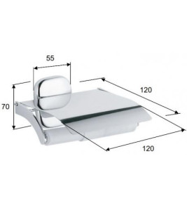 TOILET ROLL HOLDER CHROME SUITE