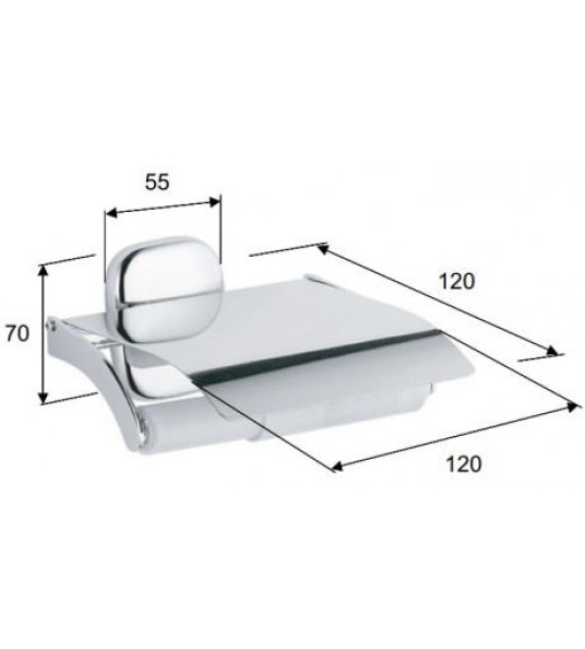 TOILET ROLL HOLDER CHROME SUITE