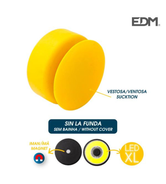 COB WORKING LAMP 2W SUCKER 3AAA INC