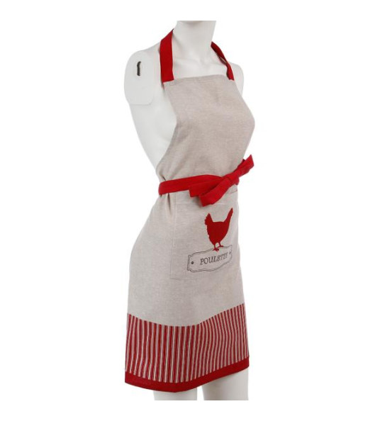 COTTON APRON POULETTE