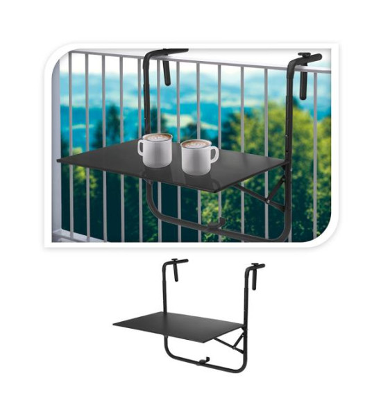 FOLDING BALCONY TABLE 40X60CM