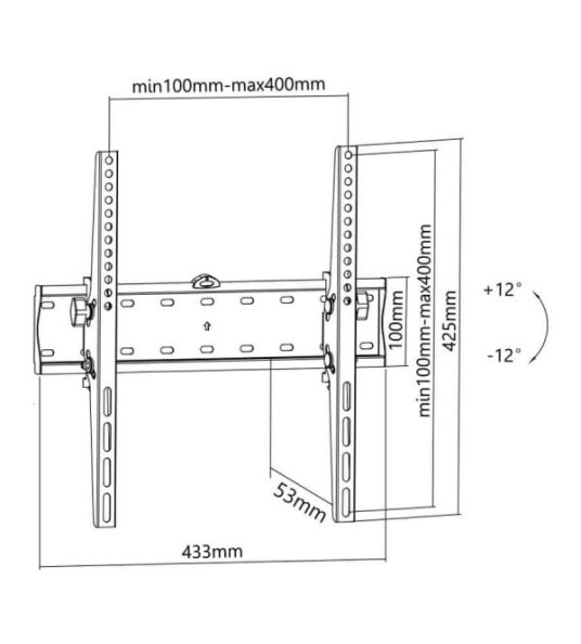 TV BRACKET 30-60``  POSITIONABLE