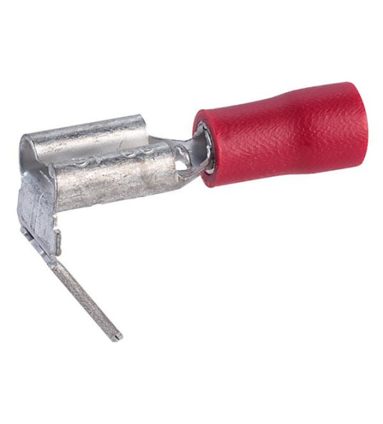 PIGGYBACK CONNECTOR 6.3MM RED