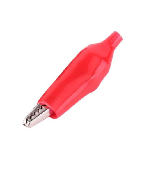CROCODILE CLIP 63MM RED