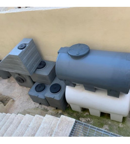BOWSER TYPE TANK 500L WHITE ECOPOL