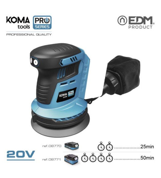 ECCENTRIC SANDER  20V BARE KOMA PRO