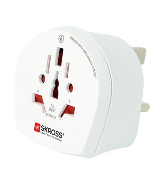 WORLDWIDE ADAPTOR TO UK SKROSS
