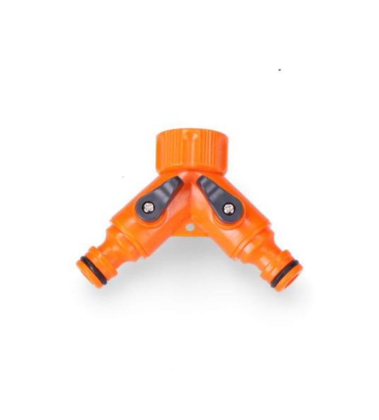 `Y` TAP CONNECTOR WITH VALVES