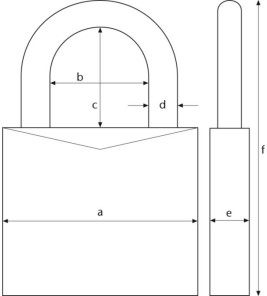 ABUS TITALIUM 50MM LONG SHACKLE PADLOCK