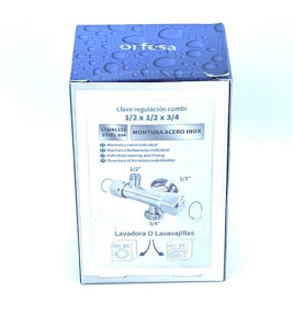 DOUBLE ANGLE VALVE S/S 1/2``X1/2``X1/2``  ORFESA