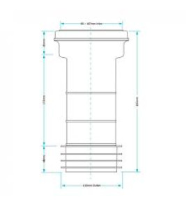 EXTENDED STRAIGHT WC CONNECTOR