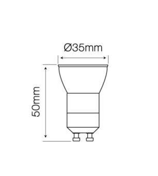 LAMP LED GU11 3W DAY 220V