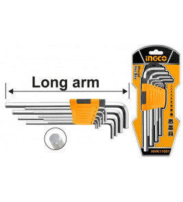 LONG ALLEN KEYS 1.5-10MM INGCO