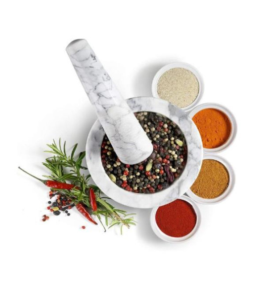 MARBLE PESTLE & MORTAR