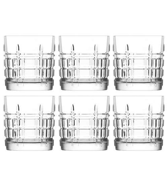 WHISKY GLASSES 6PC 325CC BRIT