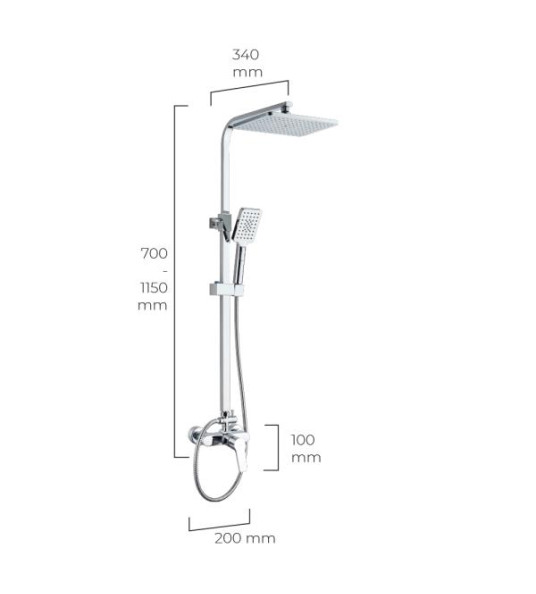 SHOWER COLUMN ALTEA EDM
