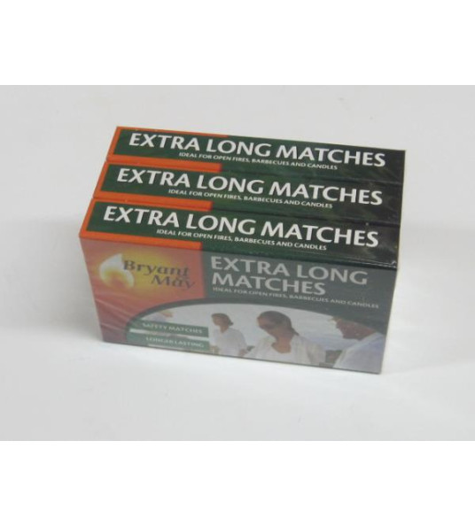 EXTRA LONG MATCHES 3 PACKS X 45