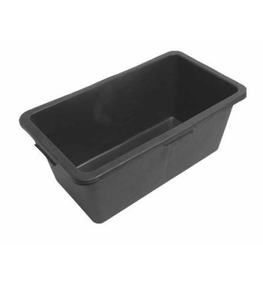MIXING TUB 60L 72X40CM BLACK PLASTIC