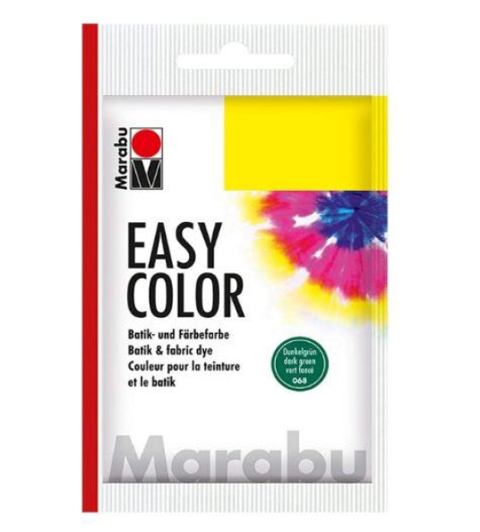 FABRIC DYE DARK GREEN 68 25G EASY COLOUR