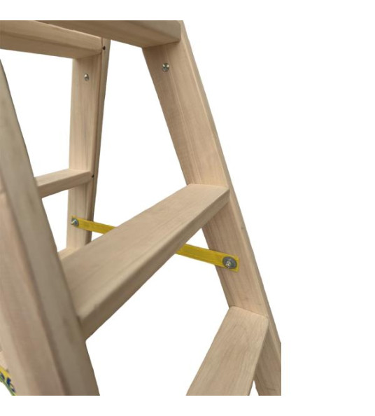 WOODEN LADDER 6-STEPS 164CM