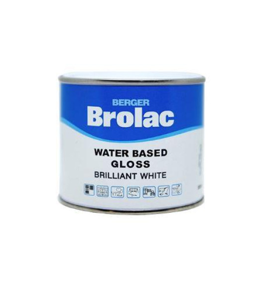 BROLAC WATER BASED GLOSS WHITE 500ML