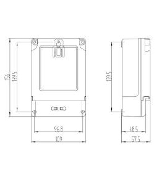 KWH METER 1-PH 230V ANALOGUE WALL MOUNT