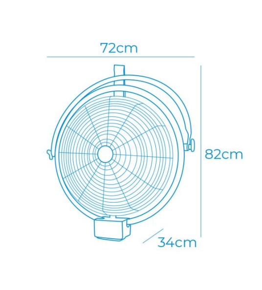INDUSDTRIAL WALL/CEILING FAN EDM