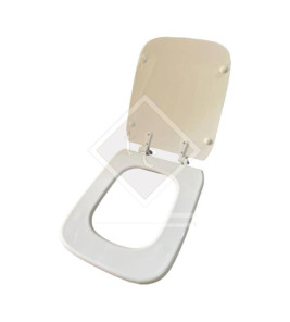TOILET SEAT SQUARE PERLA L39XW34CM