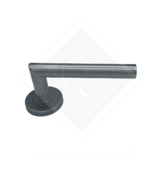 BRUSHED STEEL STRAIGHT LEVER HANDLE 004