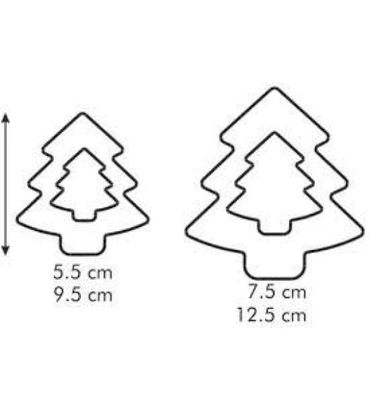 COOKIE CUTTERS TREES DELICIA 630865