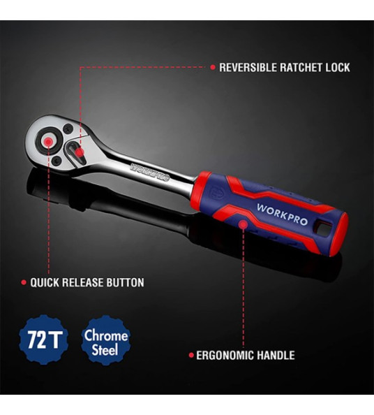 RATCHET WRENCH 1/2`` WORKPRO