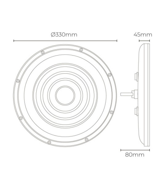 LED HOOD 200W 20000Lm 6400K IP65