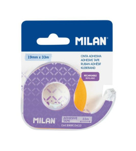 CLEAR ADHESIVE TAPE 19MM 33M IN DISPENSER