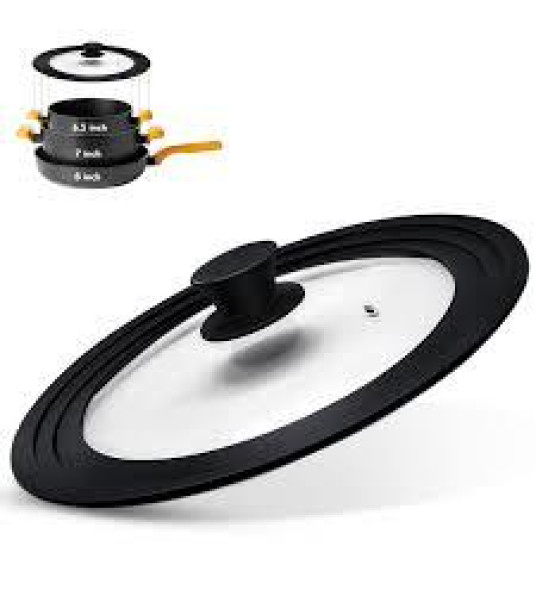 GLASS/SILICONE LID FOR PAN 16/18/20CM GLASS/SILICONE LID FOR PAN 16/18/20CM