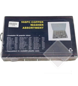 COPPER WASHER ASSORTMENT 569PCS