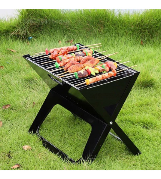 X-SHAPED FOLDING BARBECUE