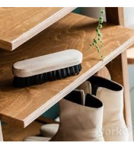 WOODEN SHOE POLISH BRUSH YORK
