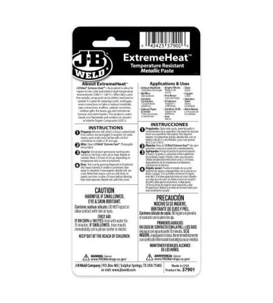 JB-WELD EXTREME HEAT 37901