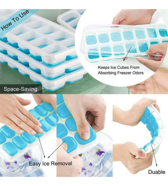 ICE CUBE TRAY WITH LID KASAVIVA