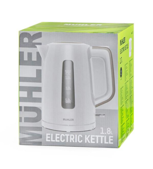 ELECTRIC KETTLE 1.7L WHITE MUHLER WK-171