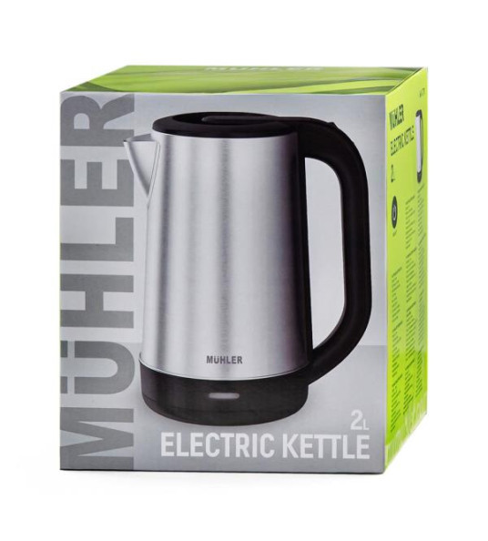 STAINLESS STEEL KETTLE 2L WK-177S MUHLER