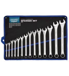 DRAPER 14PC AF COMBINATION SPANNERS 3/8``-1 1/4``