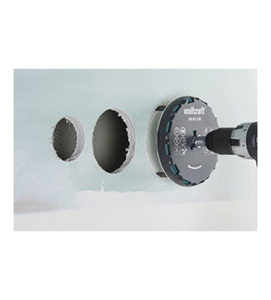 WOLFCRAFT ADJUSTABLE CROWN SAW 45-130MM