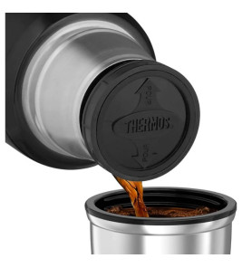 THERMOS KING VACUUM FLASK 470ML MATT BLACK