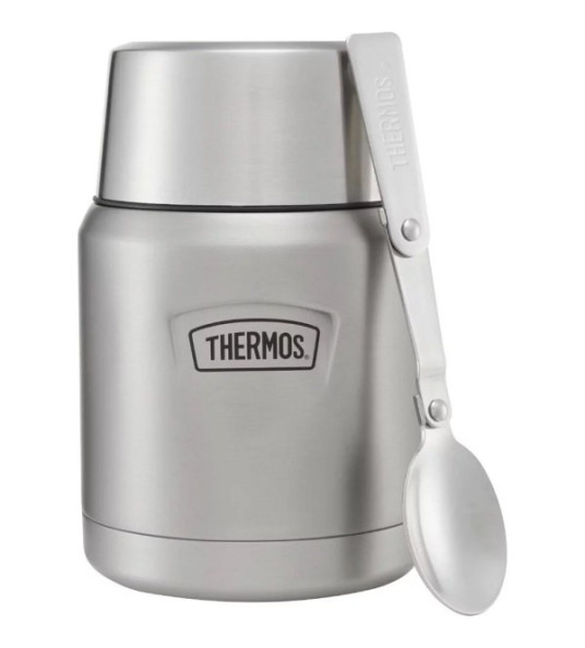 THERMOS ICON 470ML FOOD FLASK STAINLESS STEEL
