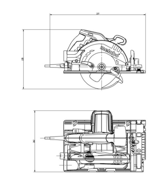 CIRCULAR SAW KS55 1200W 160MM METABO CIRCULAR SAW KS55 1200W 160MM METABO