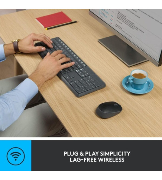 LOGITECH MK235 WIRELESS KEYBOARD & MOUSE COMBO