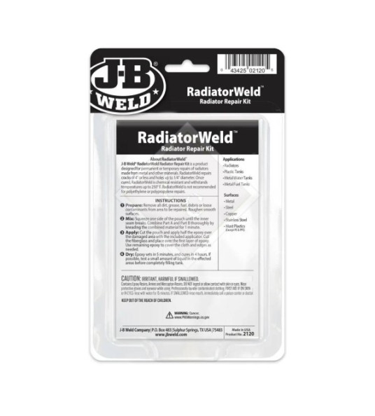 JB WELD RADIATOR WELD