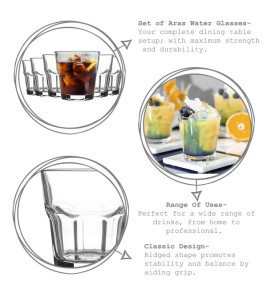 TUMBLER ARAS 200CC 6PCS