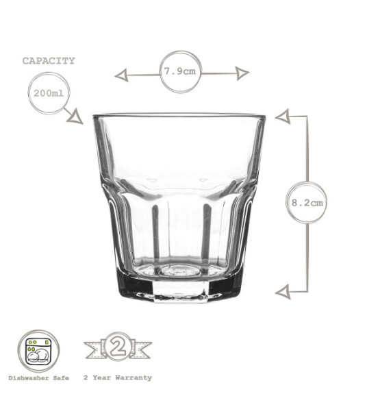 TUMBLER ARAS 200CC 6PCS